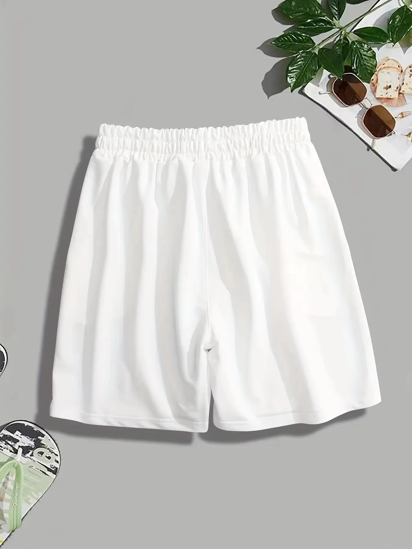Summer American Trendy Brand High Street Letter Printing Casual Shorts Men'S Trend Simple and Versatile Men'S Sweatpants