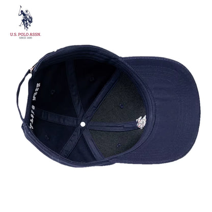 U.S.Polo Assn. Color Logo Thick Hard Top Baseball Cap Men and Women Cotton Spring and Autumn Sunshade Caps