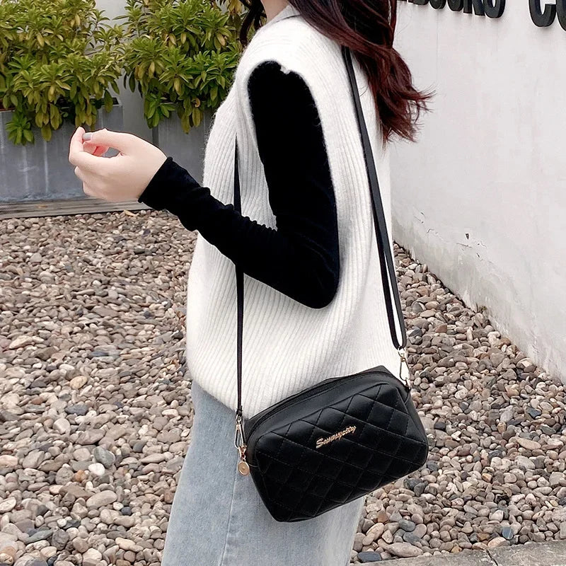 2024 Trendy Tassel Small Messenger Bag – Embroidery Crossbody Camera Bag for Women