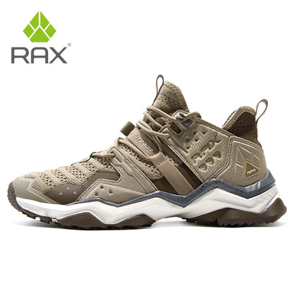 Men's Waterproof Hiking Boots - Breathable Outdoor Trekking Shoes & Tactical Sports Sneakers