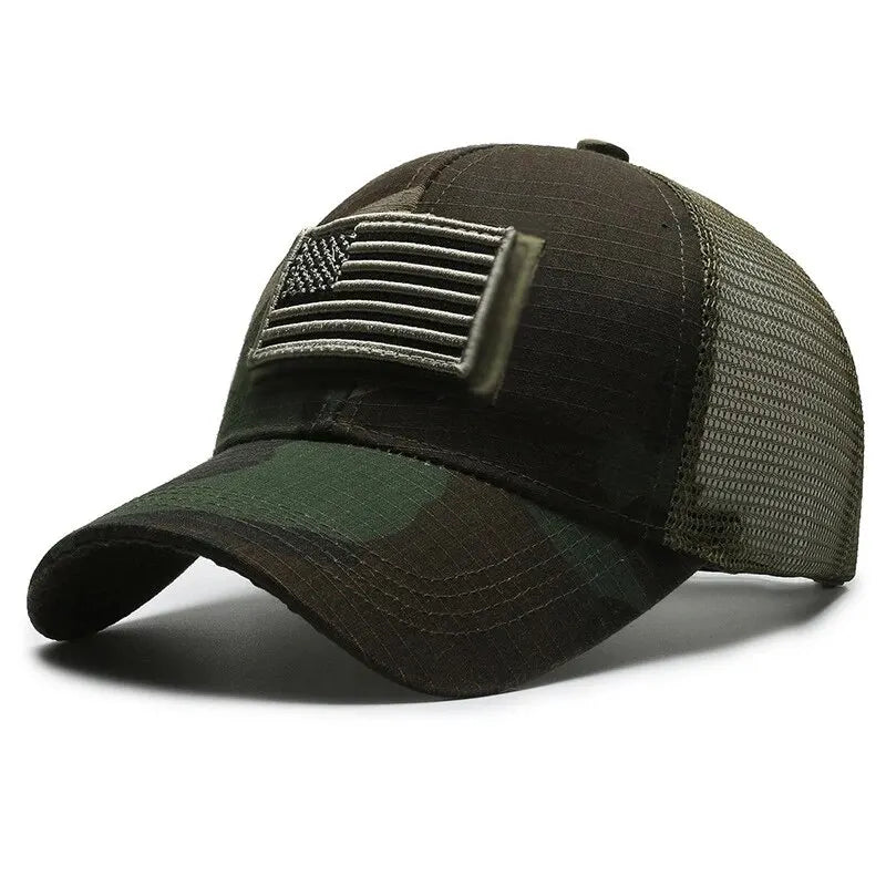 Spring & Summer Mesh Baseball Cap – Breathable Design with Personality Sticker Embroidery, Unisex Outdoor Sunscreen Hat