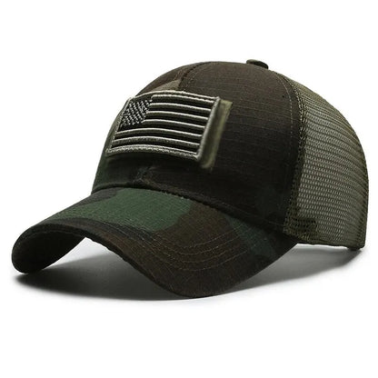 Spring & Summer Mesh Baseball Cap – Breathable Design with Personality Sticker Embroidery, Unisex Outdoor Sunscreen Hat