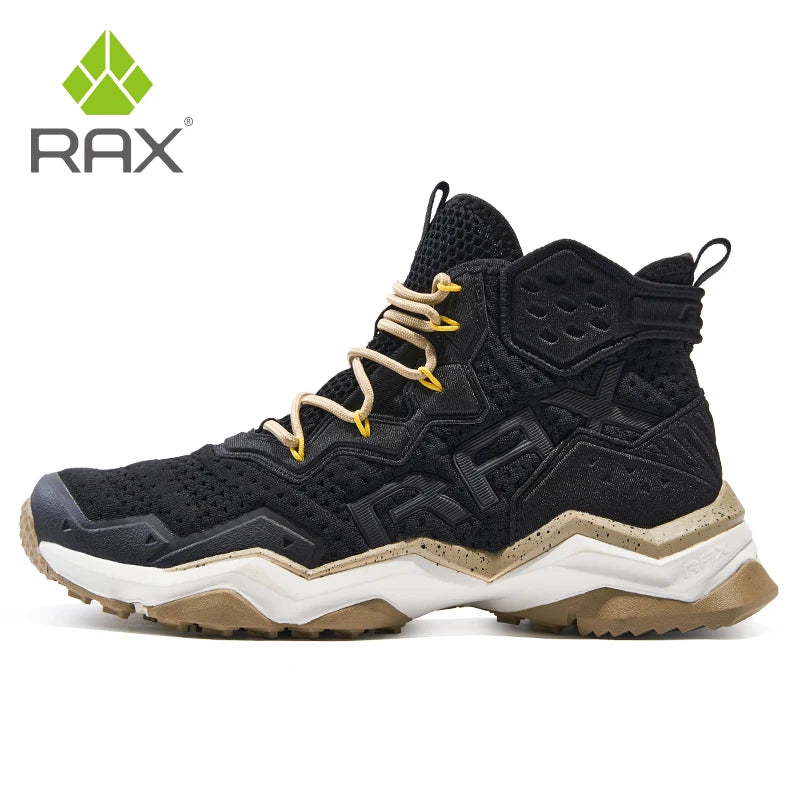 Men's Waterproof Hiking Boots - Breathable Outdoor Trekking Shoes & Tactical Sports Sneakers