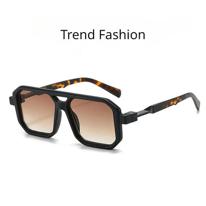 2024 Vintage Fashion Sun Protection Sunglasses – Square Retro Shades for Men & Women, Trendy Gafas De Sol.