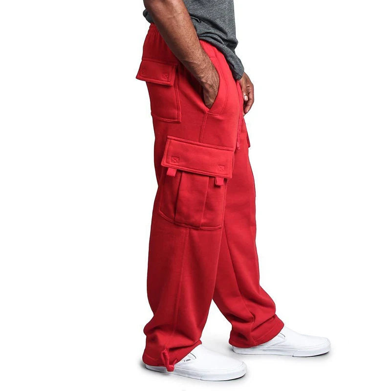 Men’s Straight Fit Sweatpants – Loose Fit Joggers for Sports & Streetwear