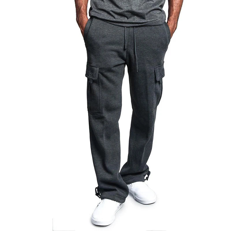 Men’s Straight Fit Sweatpants – Loose Fit Joggers for Sports & Streetwear