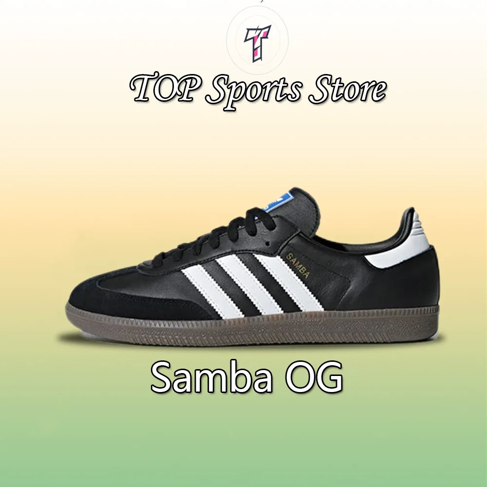 Originals Samba Low OG – Classic Black & White Skateboarding Shoes for Men & Women