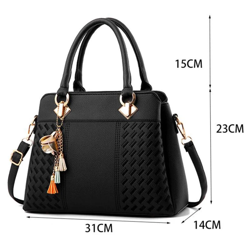 Title: Gusure Luxury Women’s Crossbody Handbag – Embroidered Large Capacity Shoulder Bag