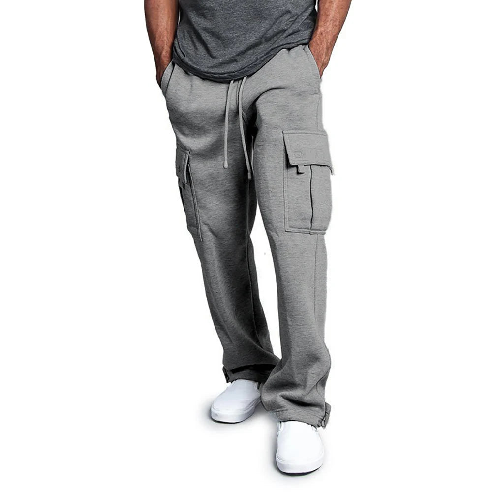 Men’s Straight Fit Sweatpants – Loose Fit Joggers for Sports & Streetwear