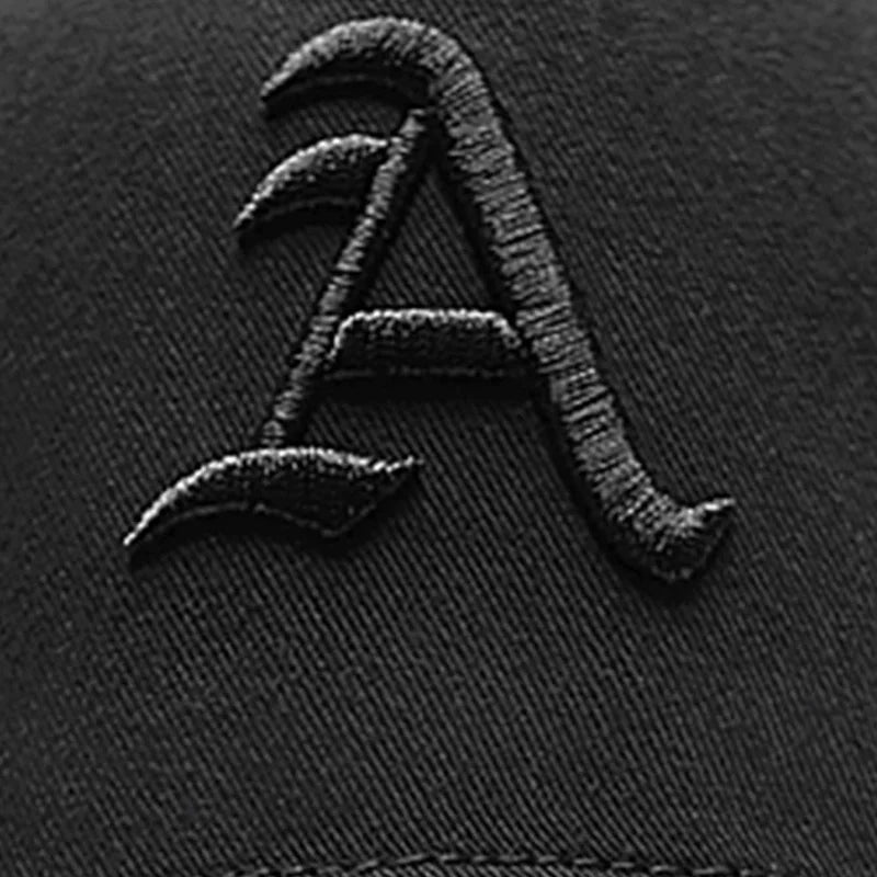 Summer Men's Baseball Cap – Embroidered "A" Snapback Hat, Adjustable Cotton Hip-Hop Trucker Cap for Sports & Sun Protection