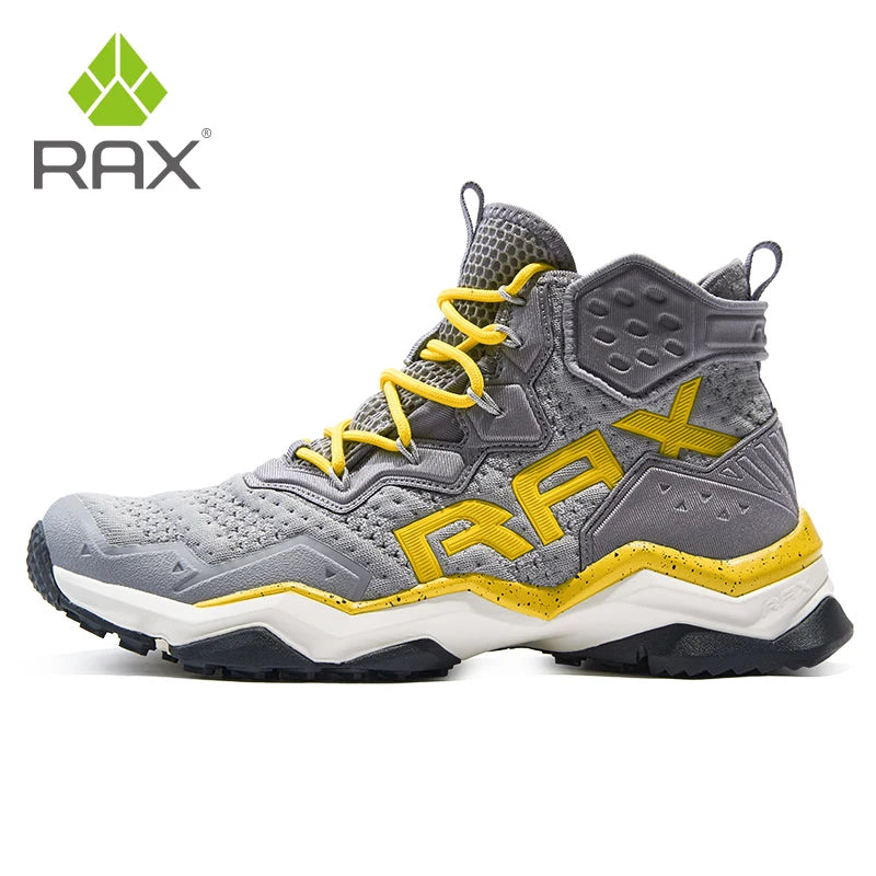 Men's Waterproof Hiking Boots - Breathable Outdoor Trekking Shoes & Tactical Sports Sneakers