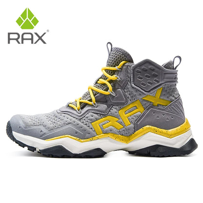 Men's Waterproof Hiking Boots - Breathable Outdoor Trekking Shoes & Tactical Sports Sneakers