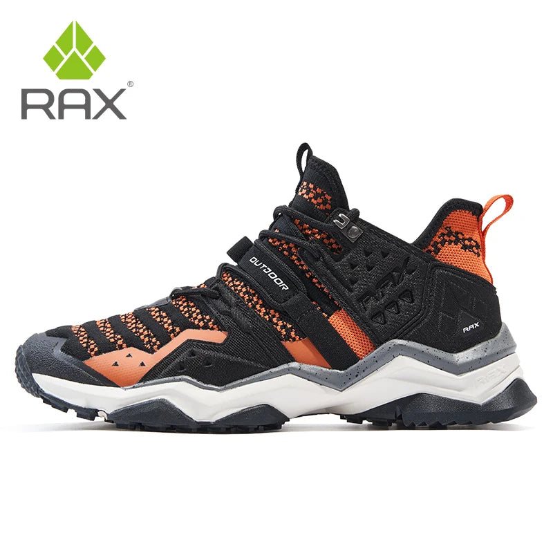 Men's Waterproof Hiking Boots - Breathable Outdoor Trekking Shoes & Tactical Sports Sneakers