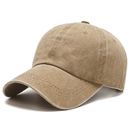 Fashion Sports Cotton Baseball Cap – Soft Top Visor, Casual Outdoor Snapback Hat for Men & Women