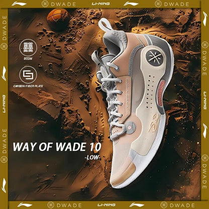 Li-Ning WAY of WADE 10 Low – Professional Basketball Shoes for Men with Carbon Plate & Cushion Support (Model ABAS083)