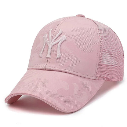 Trendy Camouflage Baseball Cap with Letter Embroidery – Adjustable Spring and Autumn Sunscreen Hat for Outdoor Style