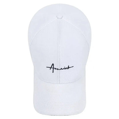 Women's Korean Style Baseball Cap – Embroidered Letter Design, Breathable Sports Sun Hat, Trendy Internet Celebrity Cap