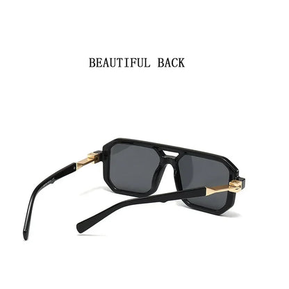 2024 Vintage Fashion Sun Protection Sunglasses – Square Retro Shades for Men & Women, Trendy Gafas De Sol.