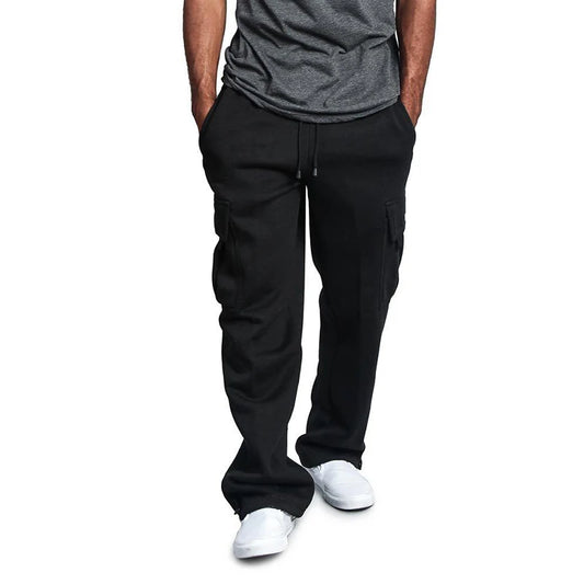 Men’s Straight Fit Sweatpants – Loose Fit Joggers for Sports & Streetwear