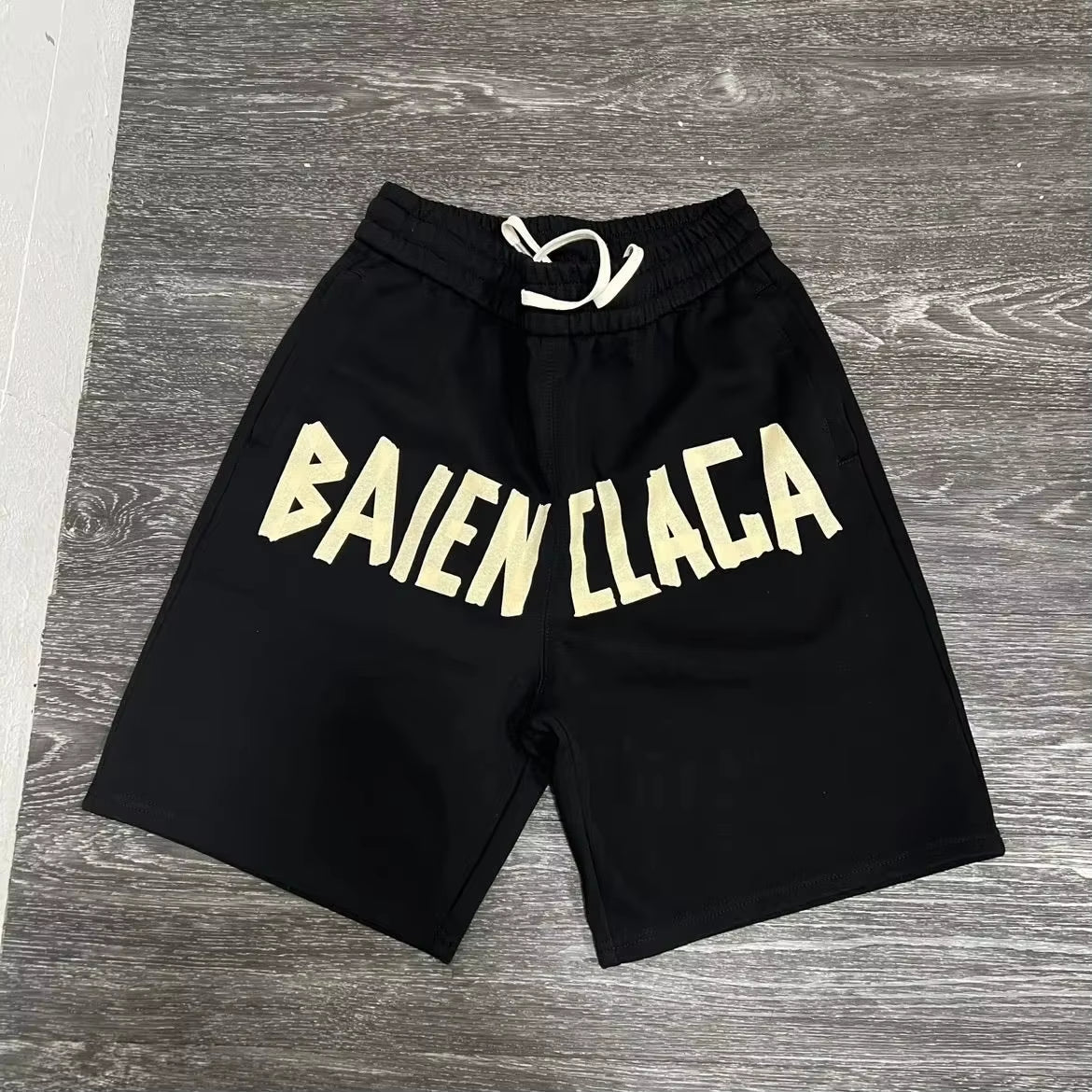 Summer American Trendy Brand High Street Letter Printing Casual Shorts Men'S Trend Simple and Versatile Men'S Sweatpants