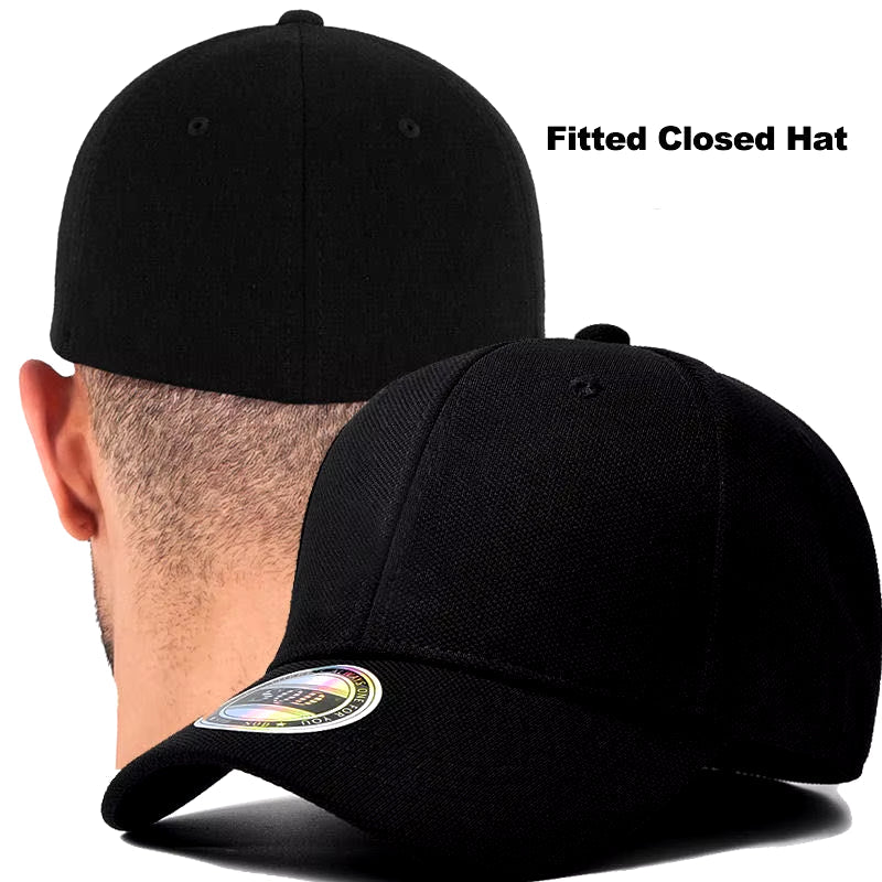 "Full-Fitted Baseball Cap for Men and Women – Outdoor Sports Golf Snapback Hat with Visor, Hip Hop Casquette Gorras"