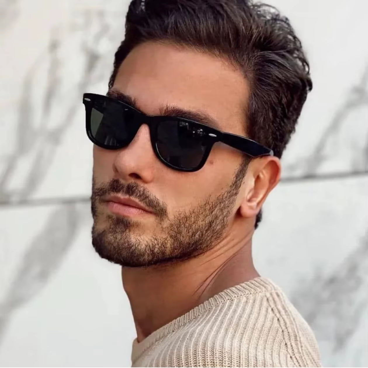 Classic Square Polarized Sunglasses Men Women Retro Black Sun Glasses Male Female Fashion Summer anti Glare Driving Shades