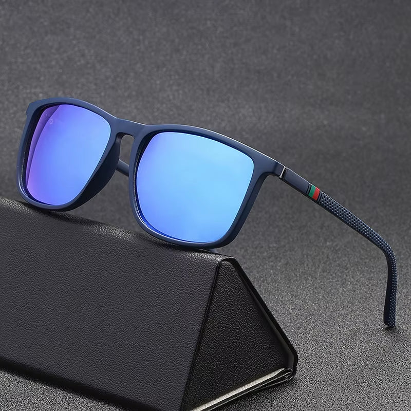 Outdoor Driving Sunglasses Popular Square Large Frame Sun Glasses Classic Polarized Glasses Men Women Fishing Glasses